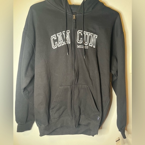 NWT Cancun Mexico zip up hoodie size large - Picture 2 of 4